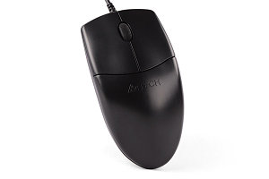 Мышь A4tech N-300, 1000 dpi/ USB/ Черный