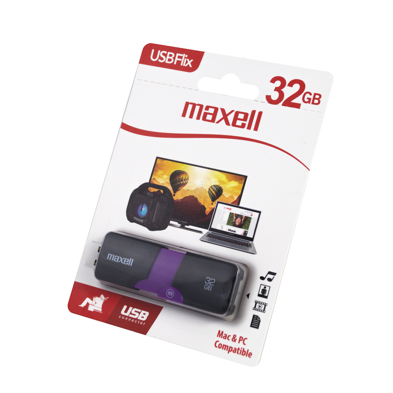 Флешка Maxell  USB Flix 32GB 2.0