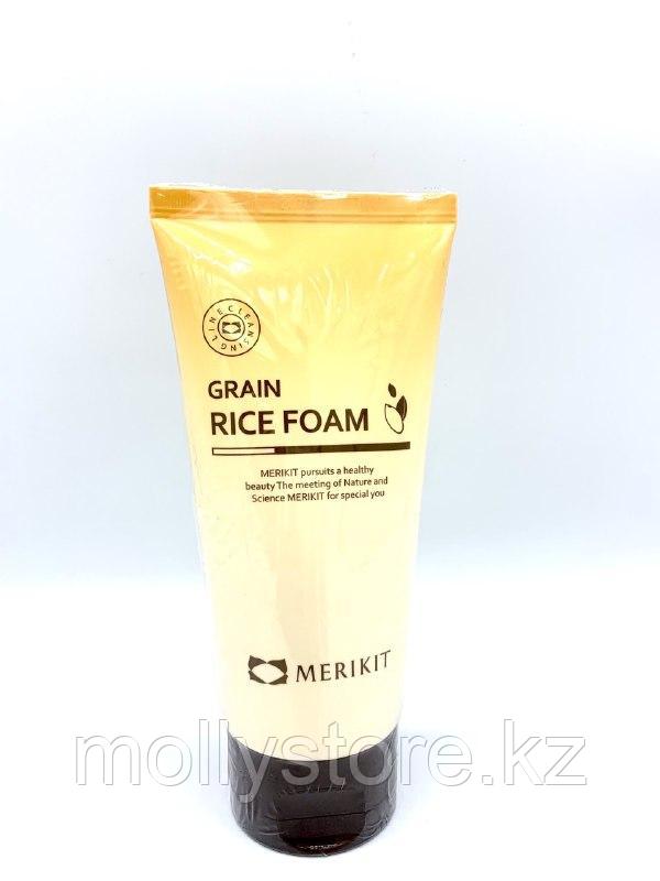 Merikit Grain Rice Foam - Рисовая пенка для умывания