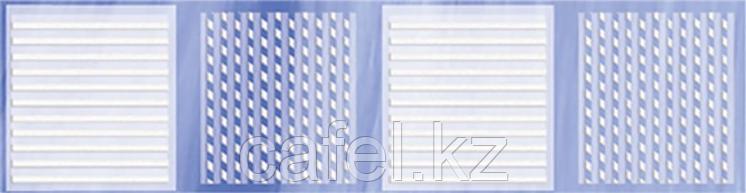 Кафель | Плитка настенная 25х35 Агата | Agata голубой бордюр, фото 2