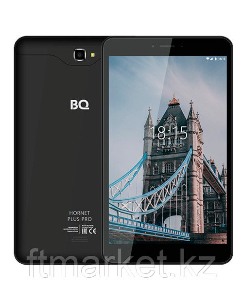 Планшет BQ-8068L Hornet Plus Pro black LTE (8", 1280*800 IPS, 4*1.3Ghz, 2+16Гб, And8.1)