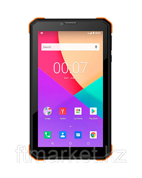 Планшет BQ-7098G Armor Power Print1 (7", 1024*600, IPS, 4*1.3Ghz, 1+8Гб, 6500mAh, GPS, 8.1 Go Editio