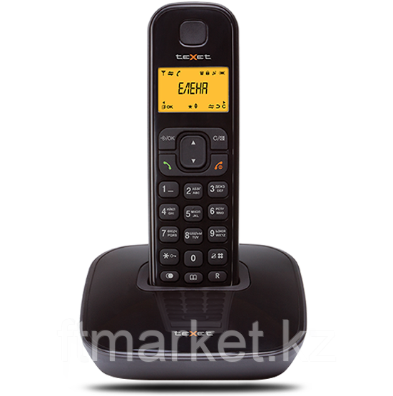 Бесшнуровой телефонный аппарат teXet TX-D6705A черный