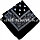 Бандана платок хлопковая с узором восточный огурец квадратная 53х53 см черная, фото 2