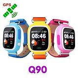 Умные часы детские с GPS Smart Baby Watch Q90 (Голубой), фото 2