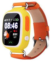 GPS Smart Baby Watch Q90 бар балаларға арналған смарт сағаттар (Қызғылт сары)