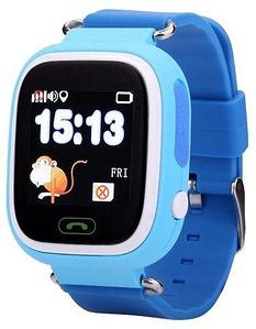 Умные часы детские с GPS Smart Baby Watch Q90 (Голубой)