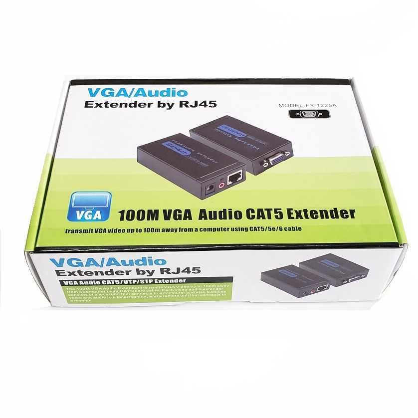 Удлинитель VGA по витой паре до 100м - VGA extender