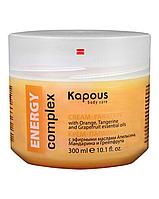 Крем-парафин 300мл с эфирными маслами Апельсина, Мандарина и Грейпфрута ENERGY complex Kapous