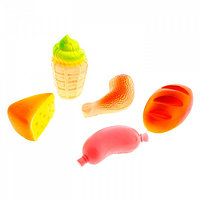 Набор Резиновых игрушек "Вкусные продукты"