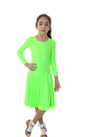 Платье рейтинговое  АККУ Цвет Неон Салатовый Размер 42 Материал Полиамид