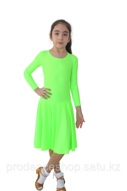 Платье рейтинговое АККУ Цвет Неон Салатовый Размер 42 Материал Полиамид - фото 1 - id-p79554519