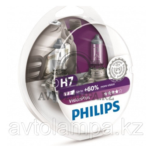 12972VPS2 H7 Philips VisionPlus  Штатная галогенная лампа