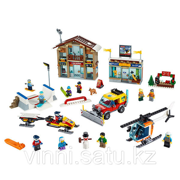 LEGO City Горнолыжный курорт - фото 3 - id-p82861218