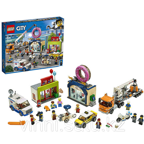 LEGO City Открытие магазина по продаже пончиков - фото 7 - id-p82861220