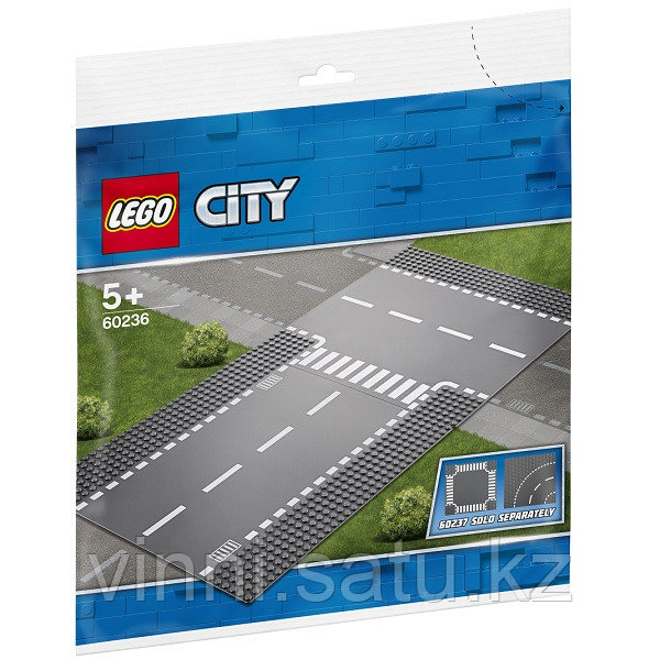 LEGO City Прямой и Т- образный перекрёсток - фото 1 - id-p82861222