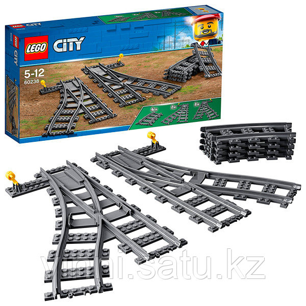 LEGO City Железнодорожные стрелки - фото 1 - id-p82861219