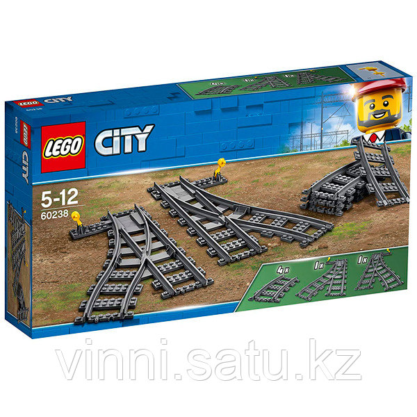 LEGO City Железнодорожные стрелки - фото 4 - id-p82861219