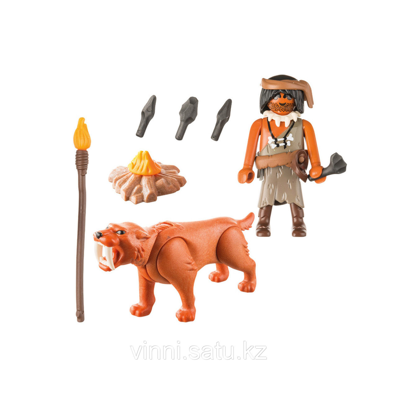 Playmobil Экстра-набор: Пещерный человек с саблезубым тигром - фото 3 - id-p82861609