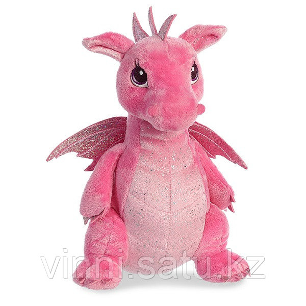 AURORA Игрушка мягкая Дракон розовый, 30 см - фото 3 - id-p82860283
