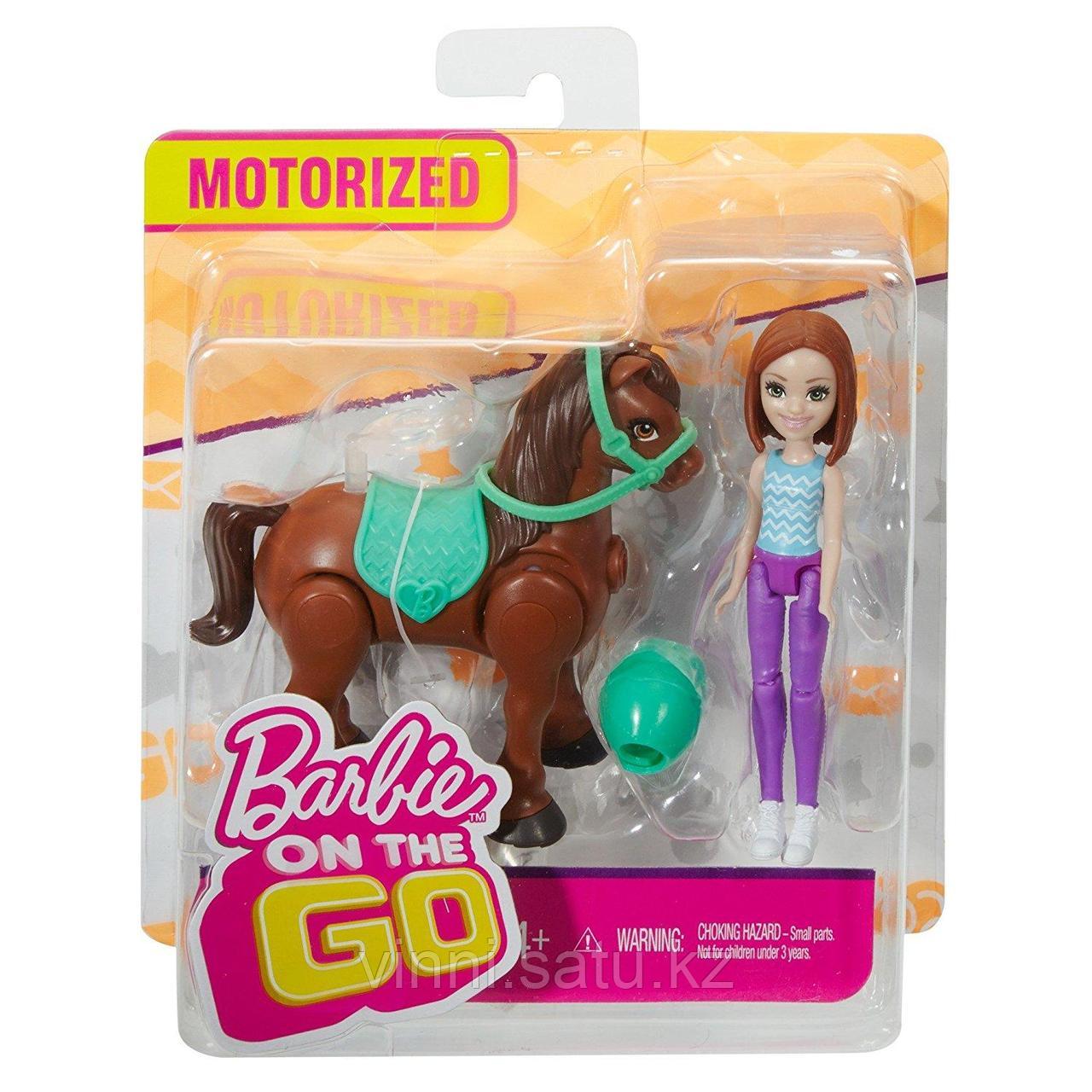 Mattel Barbie В движении "Пони и кукла" - "Шатенка в зеленом шлеме" - фото 1 - id-p82861392