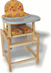 Стол-стул для кормления Вилт, желтый - фото 1 - id-p82864389