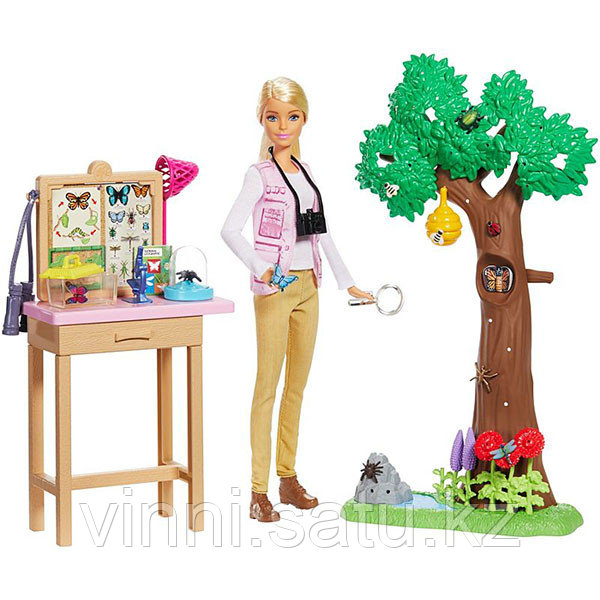 Mattel Barbie Nat Geo "Исследователь бабочек" - фото 1 - id-p82861388