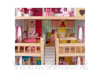 Кукольный дом с мебелью "Edufun", 90 см - фото 2 - id-p82863383