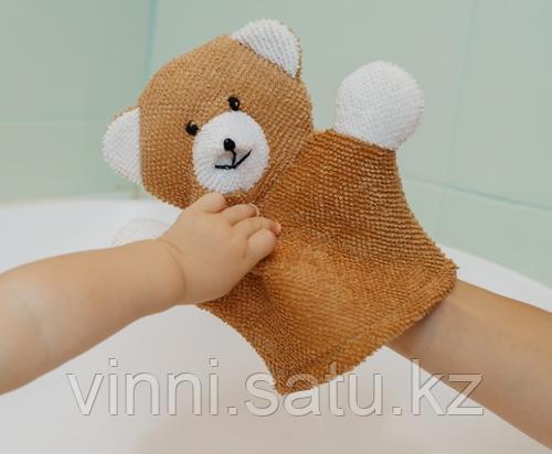 Махровая мочалка-рукавичка Baby Bear - фото 3 - id-p82863491