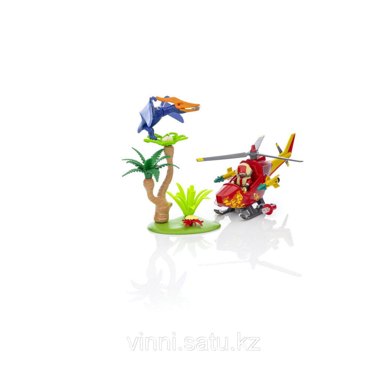 Playmobil Динозавры: Вертолет для приключений с птеродактилем - фото 5 - id-p82861572