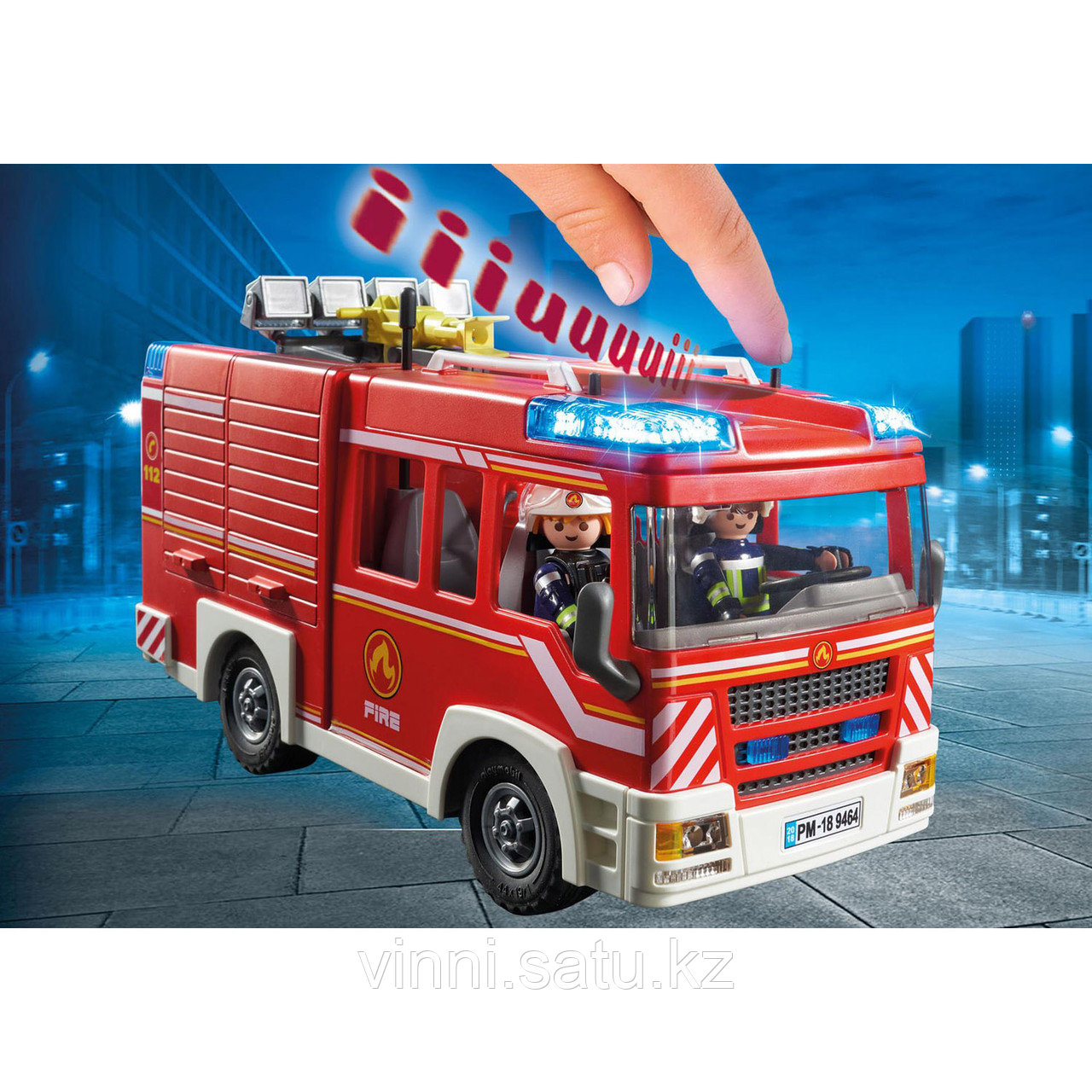 Playmobil Пожарная служба: пожарная машина с водометом - фото 4 - id-p82861592