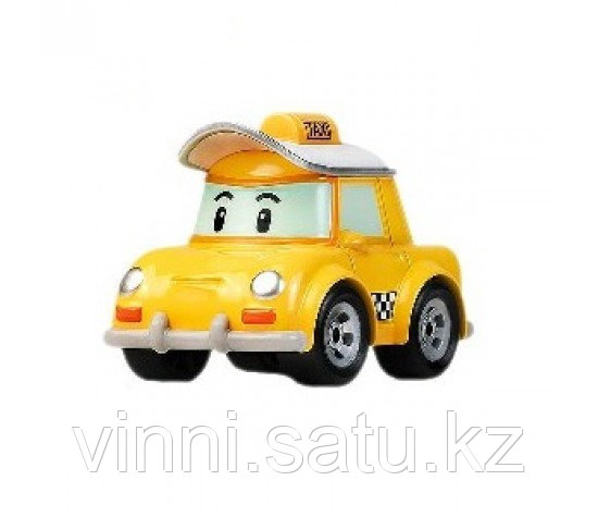 Кэп такси металлическая машинка 6см, Poli Robocar - фото 1 - id-p82863389