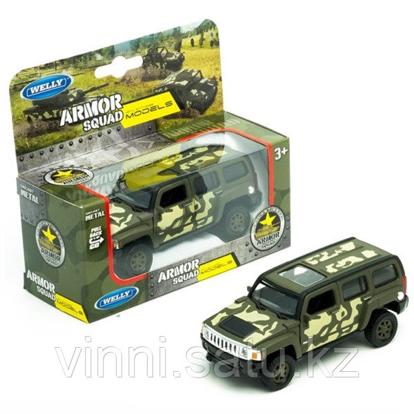 Welly Модель военной машины 1:34-39 Hummer H3 - фото 1 - id-p82862078