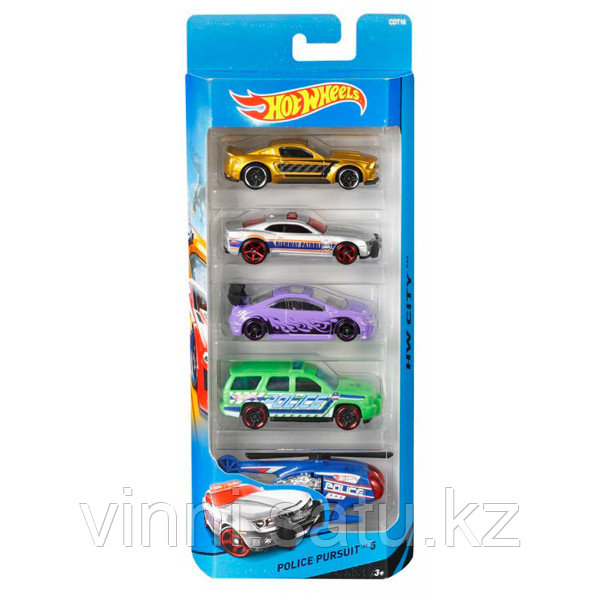 Mattel Hot Wheels Подарочный набор из пяти машинок - фото 1 - id-p82861420