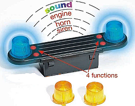 Bruder - Аксессуары H: модуль со световыми и звуковыми эффектами для автомобилей 