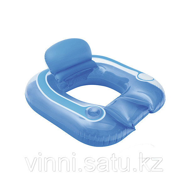 Надувное сиденье для отдыха на воде Flip-Pillow Lounge BESTWAY: 43097 102х94 см, синий - фото 3 - id-p82863915