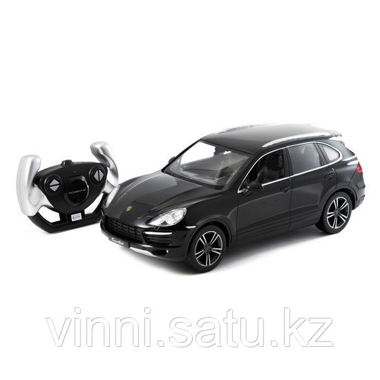 Радиоуправляемая машина RASTAR 42900B 1:14 Porsche Cayenne Turbo, Чёрный - фото 1 - id-p82864193