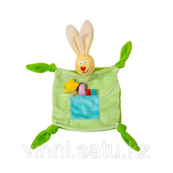 Taf Toys Платочек - прорезыватель "Кролик" зеленый - фото 1 - id-p82861863