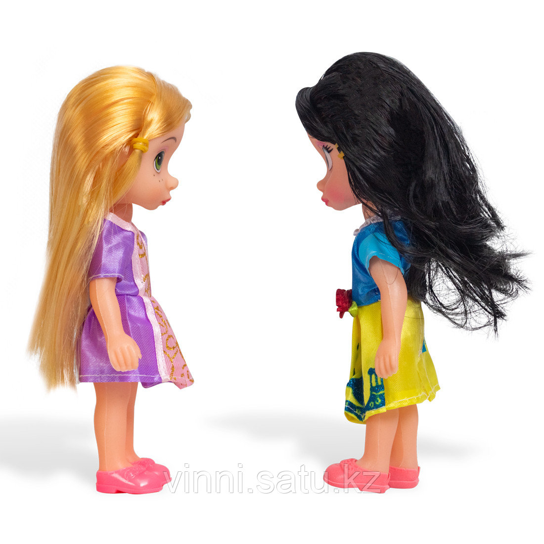 Набор мини-кукол X Game kids, Серия Лили - маленькая принцесса (сиреневое платье, желтая юбка) 16 см - фото 2 - id-p82863876