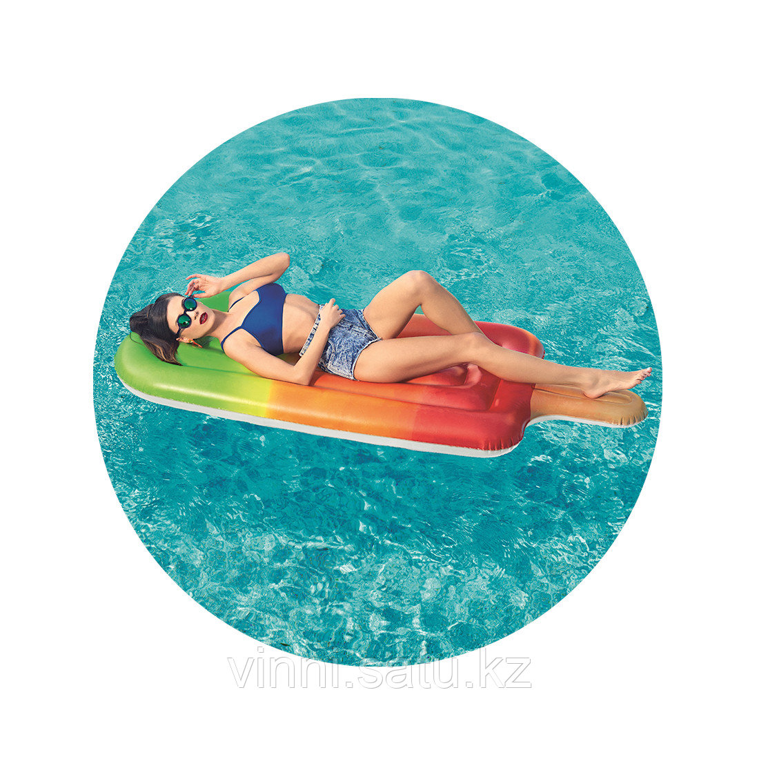 Пляжный матраc для плавания Dreamsicle Popsicle (Фруктовый лёд) BESTWAY: 43161 185х89 см - фото 3 - id-p82864059
