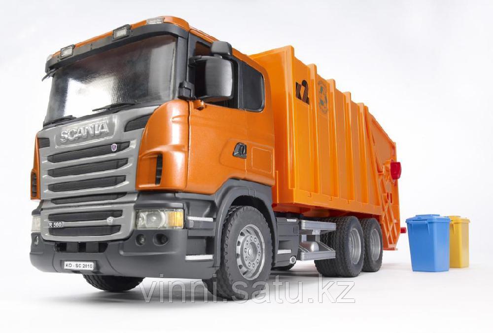Bruder - Игрушечный Мусоровоз Scania (цвет оранжевый) 1:16 - фото 1 - id-p82860452
