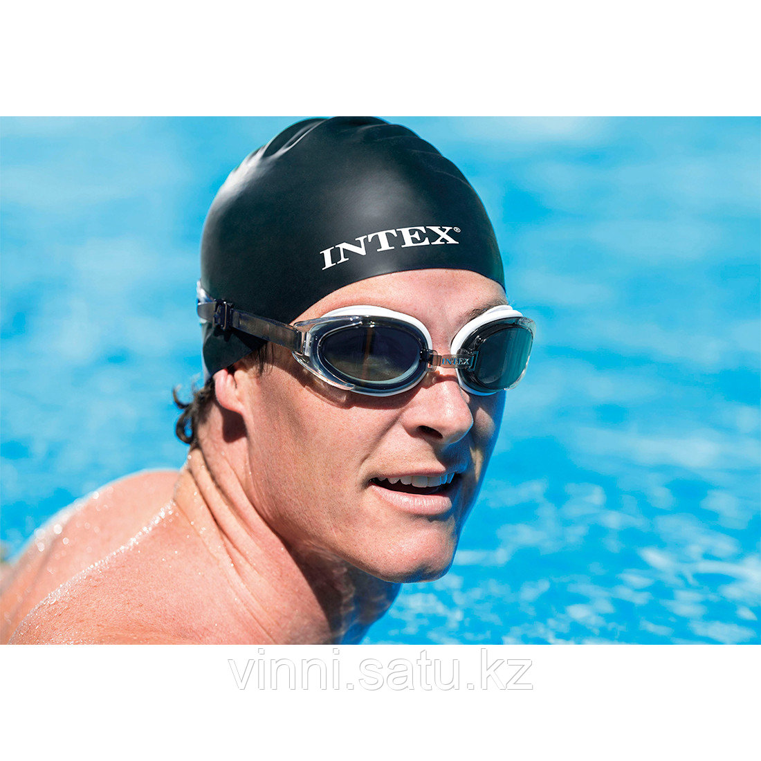 Очки для плавания Water Sport 14+ INTEX: 55685 серый - фото 3 - id-p82864004