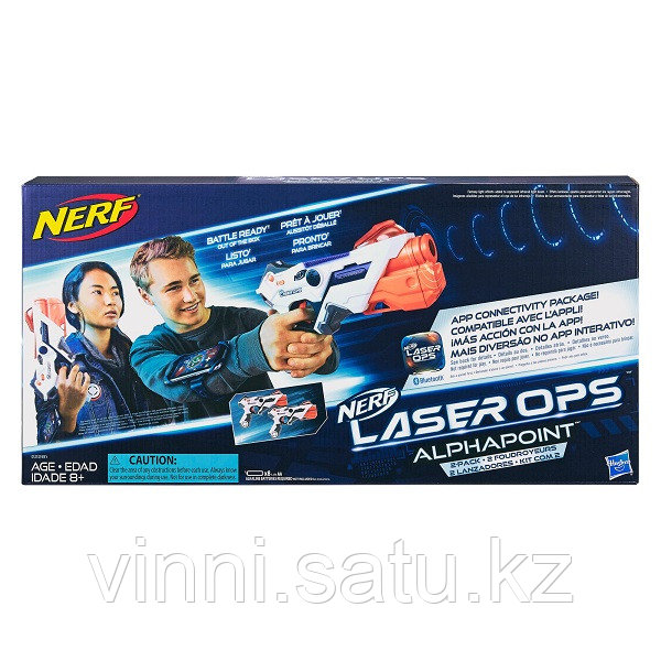 Hasbro Nerf 2 бластера с аксессуарами Лазер Опс Альфапоинт - фото 1 - id-p82860942