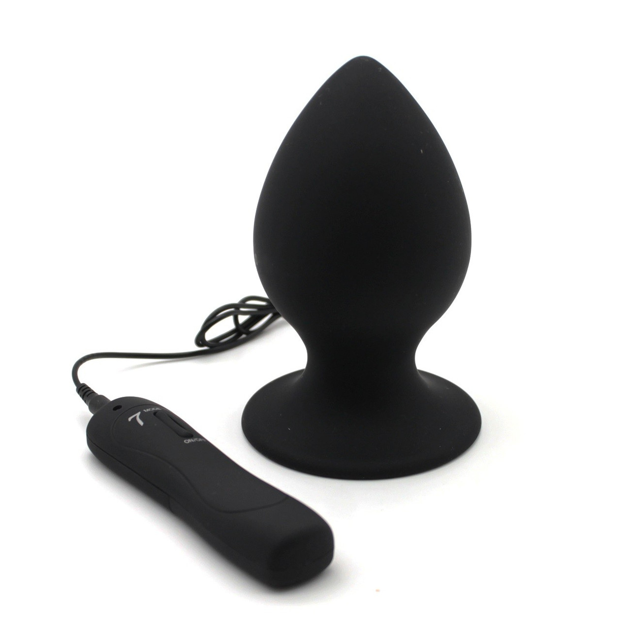 Анальная пробка с вибрацией "Mega Anal Plug 7 ", диаметр 6 см