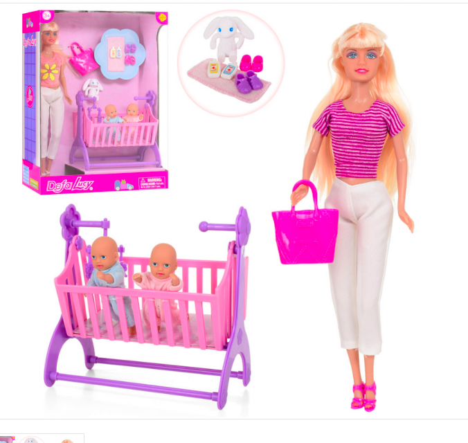 Кукла Defa Lucy с близнецами детками