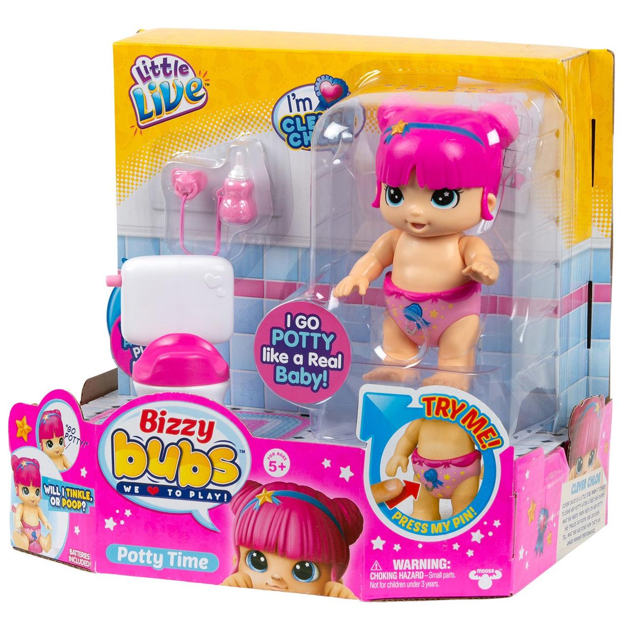 Малышка Bizzy Bubs Хлоя с горшком