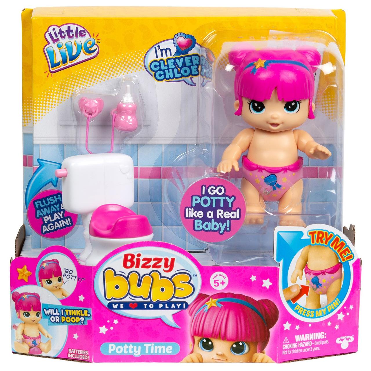 Малышка Bizzy Bubs Хлоя с горшком