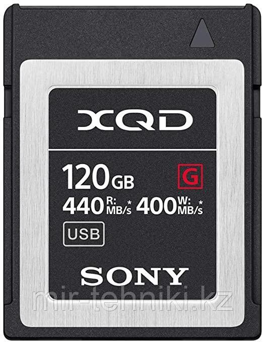 Карта памяти XQD Sony 120GB (QD-G64E) G Series Memory Card (R440/W400) - фото 1 - id-p82945233