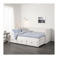Кушетка ХЕМНЭС с 2 матрасами Малвик жесткий ИКЕА, IKEA, фото 2