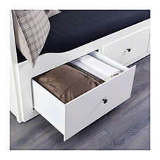 Кушетка ХЕМНЭС с 2 матрасами Малвик жесткий ИКЕА, IKEA, фото 3